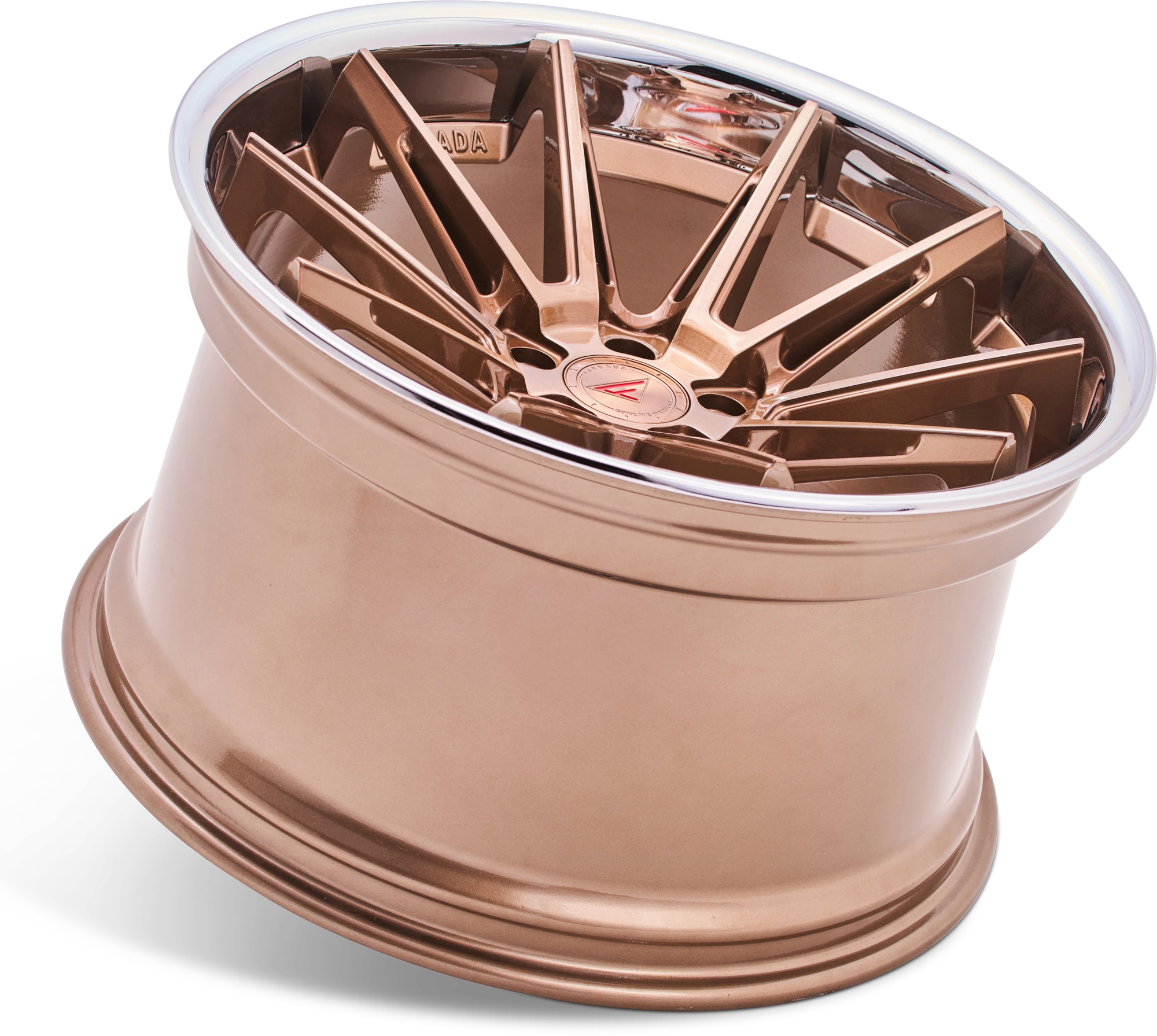FERRADA CM2 Wheels Rim 20 Inch Brushed Cobre with Chrome Lip - Image 4