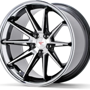 FERRADA CM2 Wheels Size 20 Machine Black with Gloss Black Lip