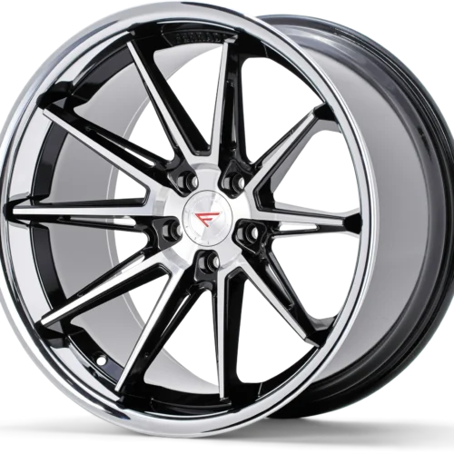 FERRADA CM2 Wheels Size 19 Machine Silver with Chrome Lip