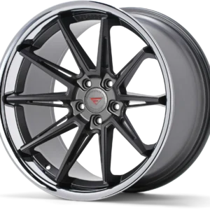 FERRADA CM2 Wheels Rims Size 20 Inch Matte Graphite with Chrome Lip