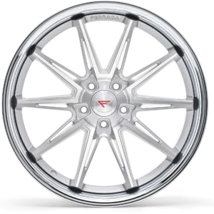 FERRADA CM2 Wheels Size 20x9 / 20x10 Machine Silver with Chrome Lip for Honda Accord 2022-2026 - with Air Suspension