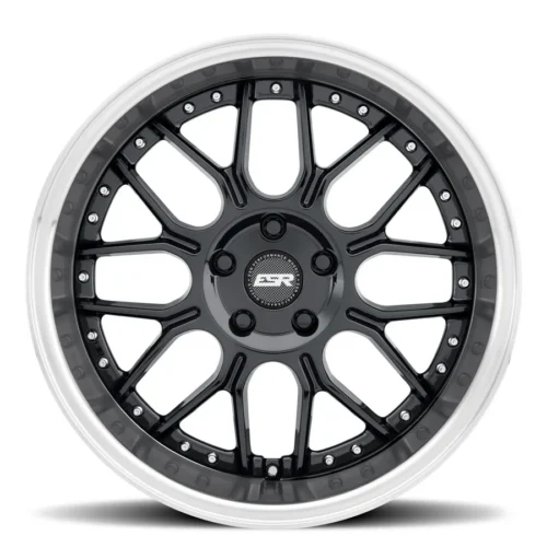 NEW ESR CS18 Wheel Size 18 Gloss Black Machine Lip