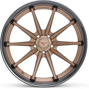 FERRADA FR4 Wheels Rims Size 19 Matte Bronze with Gloss Black Lip