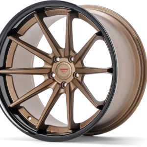 FERRADA FR4 Wheels Rims Size 19 Matte Bronze with Gloss Black Lip