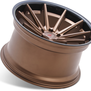 FERRADA FR4 Wheels Rims Size 22 Matte Bronze with Gloss Black Lip