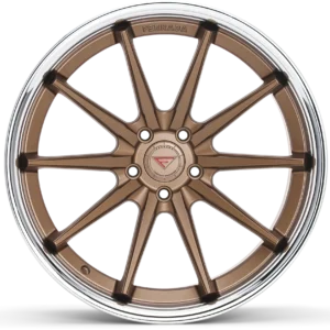 FERRADA FR4 Wheels Rims Size 19 Matte Bronze with Chrome Lip