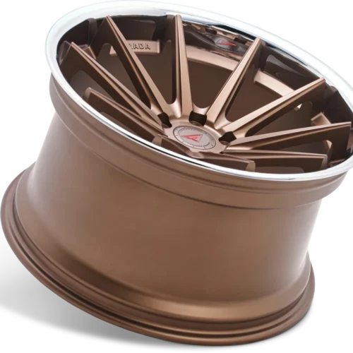 FERRADA FR4 Wheels Rims Size 19 Matte Bronze with Chrome Lip