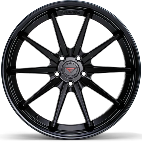 FERRADA FR4 Wheels Size 19 Matte Black with Gloss Black Lip