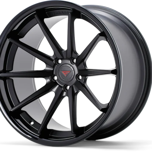 FERRADA FR4 Wheels Size 19 Matte Black with Gloss Black Lip