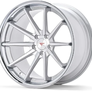 FERRADA FR4 Wheels Rims Size 22 Machine Silver with Chrome Lip