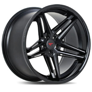 FERRADA CM1 Wheel Rim 19 Inch Matte Black with Gloss Black Lip