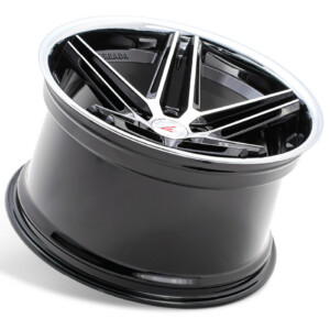 FERRADA CM1 Wheel Size 20 Inch Machine Black with Chrome Lip