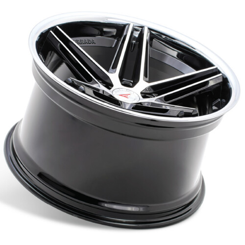 FERRADA CM1 Wheel Size 20 Inch Machine Black with Chrome Lip