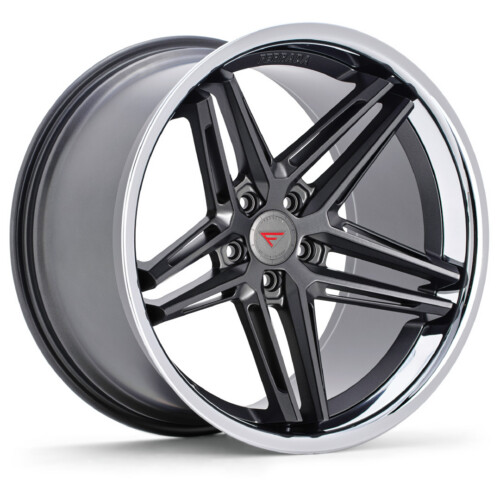 FERRADA CM1 Wheel Rim Size 19 Matte Graphite with Chrome Lip