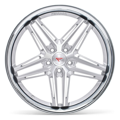 FERRADA CM1 Wheel Size 19 Machine Silver with Chrome Lip