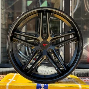 FERRADA CM1 Wheels Rim Size 20 Inch Matte Black with Gloss Black Lip for Honda Civic Type R (2017-2026) Wheel & Tire Package