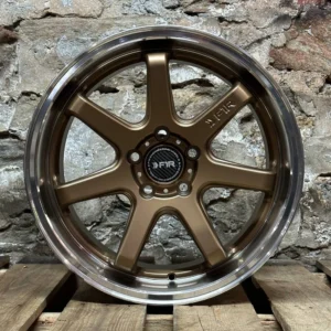 F1R FC7 Wheel Size 18 Satin Bronze Polish Lip