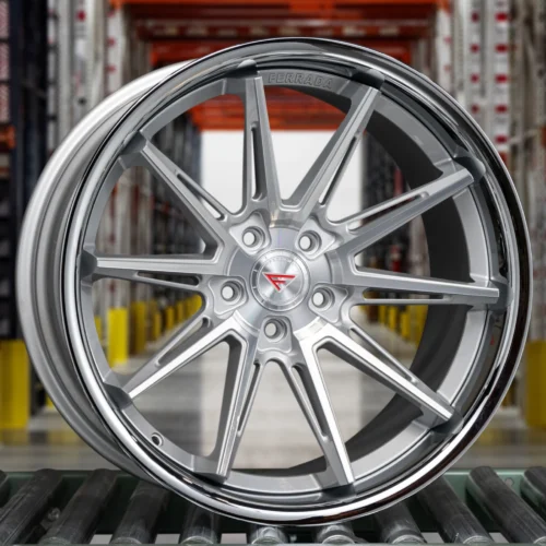 FERRADA CM2 Wheel Size 20 Machine Silver (Wheel & Tire Package Set)