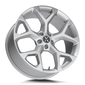 XCess 5 Flake Size 20 Inch Silver Machined