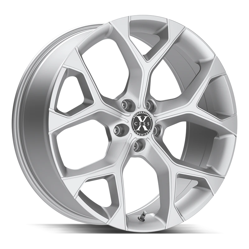 XCess 5 Flake Size 20 Inch Silver Machined