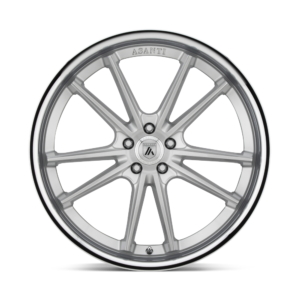 Asanti Wheels ABL-23 SIGMA Size 22 Brushed Silver with Chrome Lip