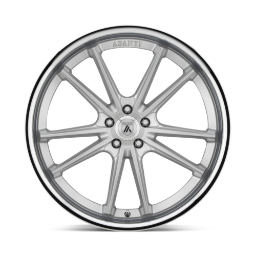 Asanti Wheels ABL-23 SIGMA Size 22 Brushed Silver with Chrome Lip