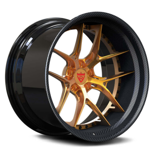CUSTOM 2-PIECE FORGED CONCAVE WHEELS: RV-DR08D STEP LIP Size 19 Custom Color