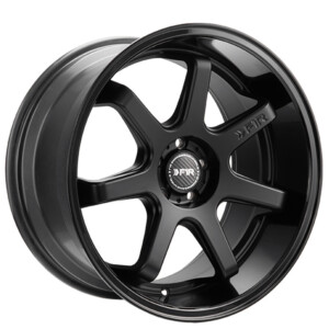 F1R FC7 Wheel Size 18 Inch Matte Black with Gloss Black Lip
