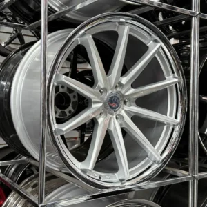 PEGASUS FF35 Wheels Rim Size 22 Brushed Silver with Machine Lip