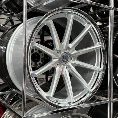 PEGASUS FF35 Wheels Rim Size 22 Brushed Silver with Machine Lip