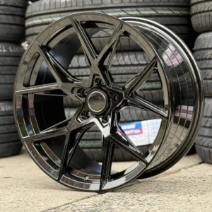 AF629 Wheel Rim Size 19 Inch Gloss Black (Wheel & Tire Package)