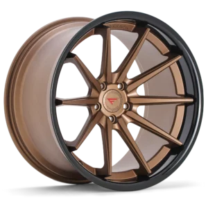 FERRADA FR4 Wheels Rims Size 19 Matte Bronze with Gloss Black Lip