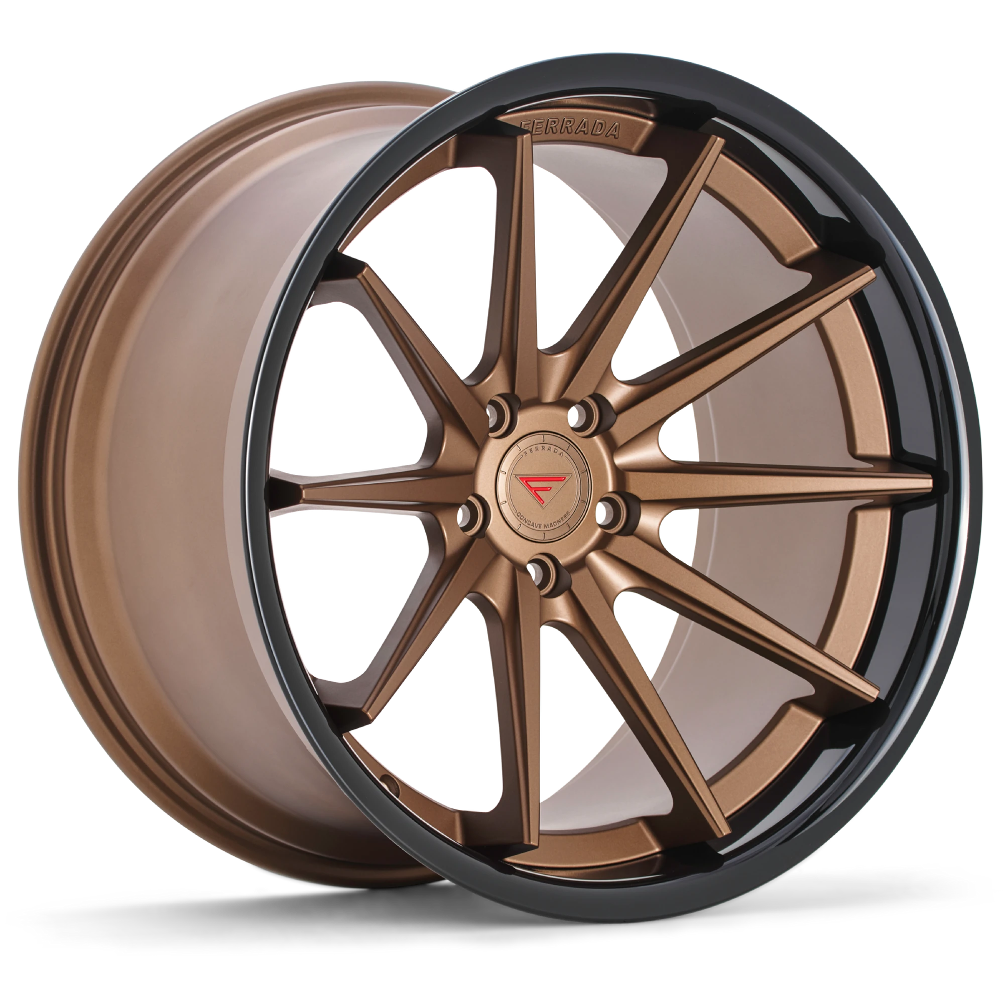 FERRADA FR4 Wheels Rims Size 20 Matte Bronze with Gloss Black Lip for Honda CR-V 2018-2026 - with Air Suspension