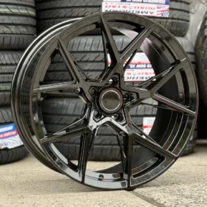 AF629 Wheel Rim Size 19 Inch Gloss Black (Wheel & Tire Package)