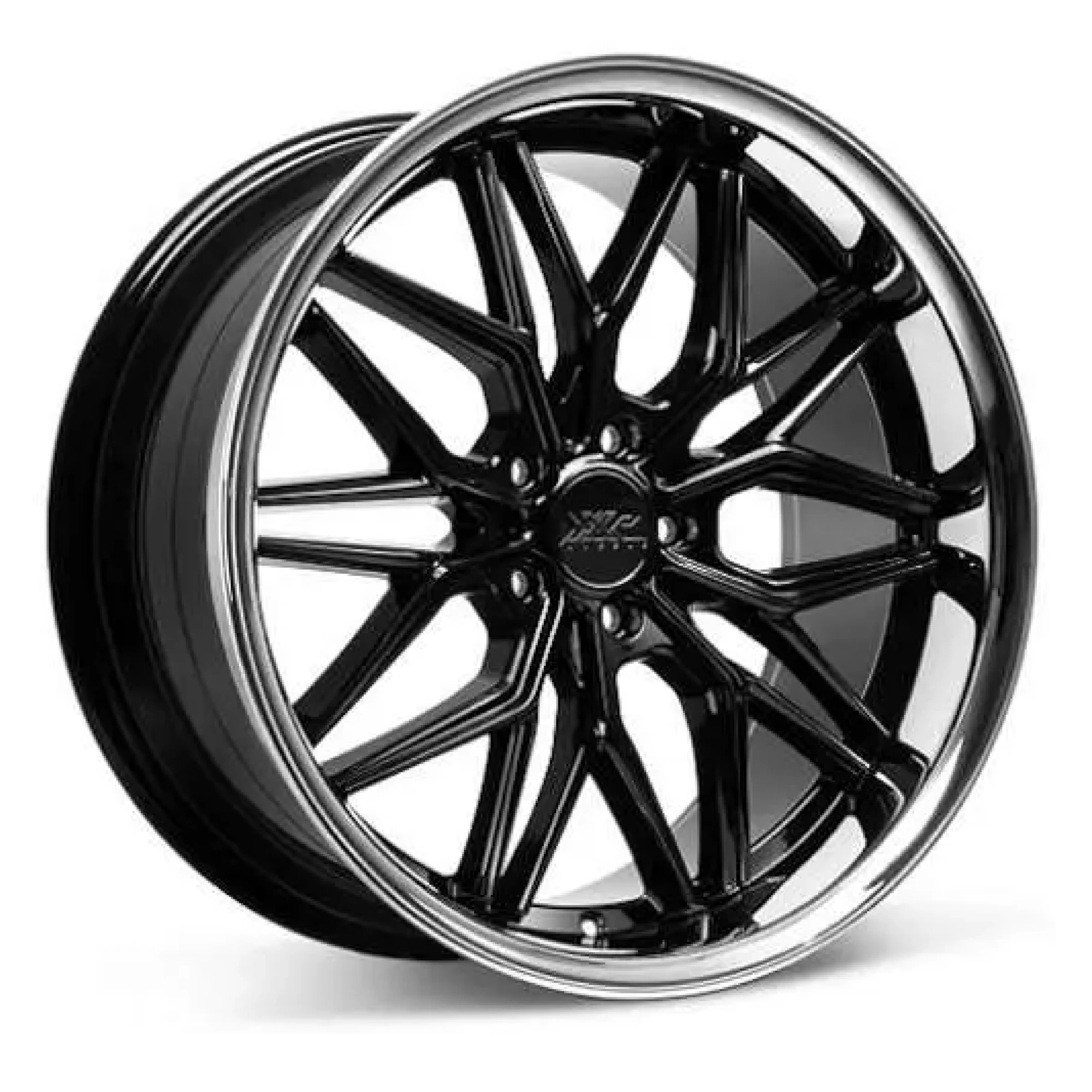 XXR 586 Rim Wheel Size 20 Inch Gloss Black w/ Chrome Lip