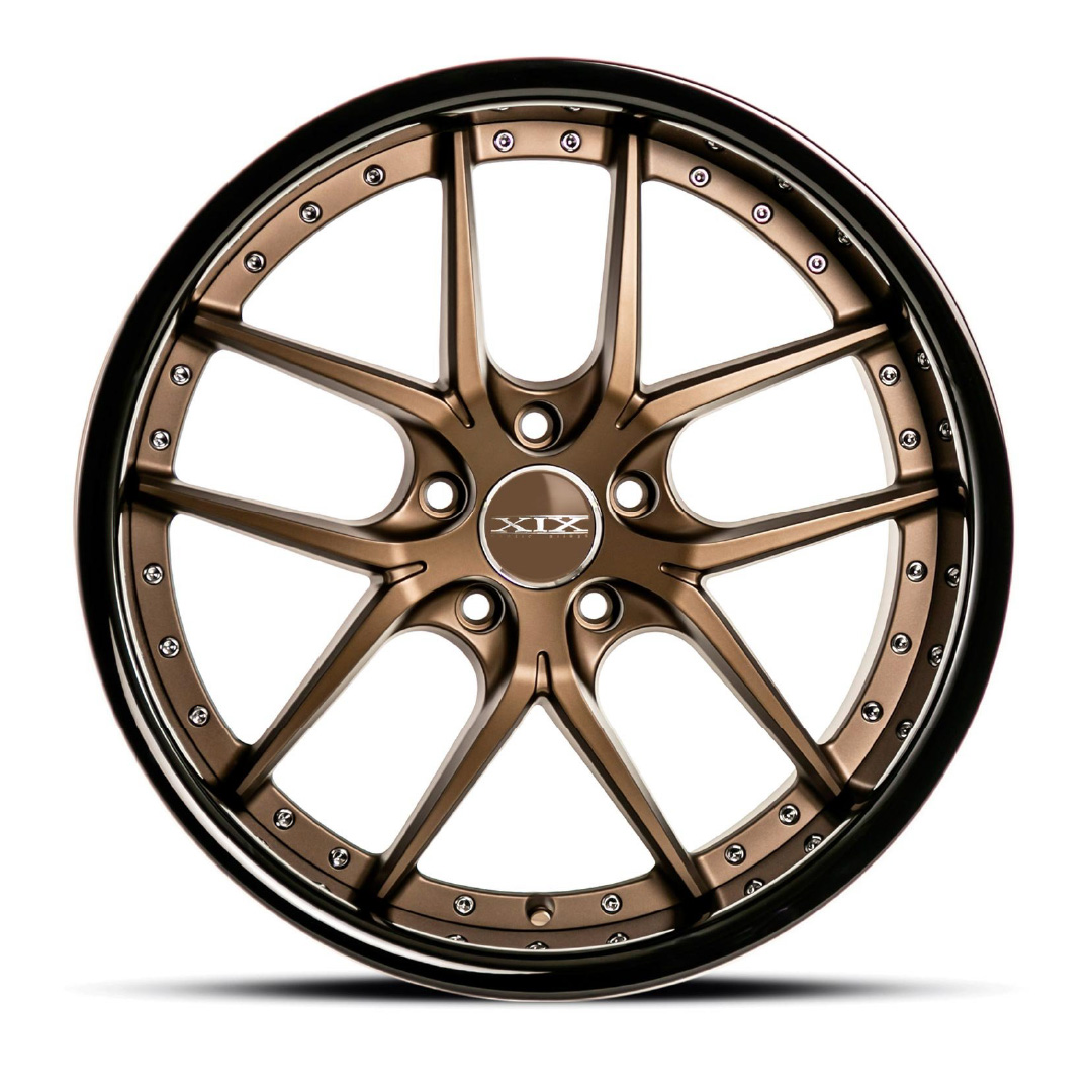 XIX X61 Wheels Rims Size 20 Matte Bronze with Gloss Black Lip - Imagen 2