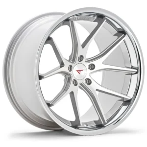 FERRADA FR2 Wheels Size 22 Machine Silver with Chrome Lip