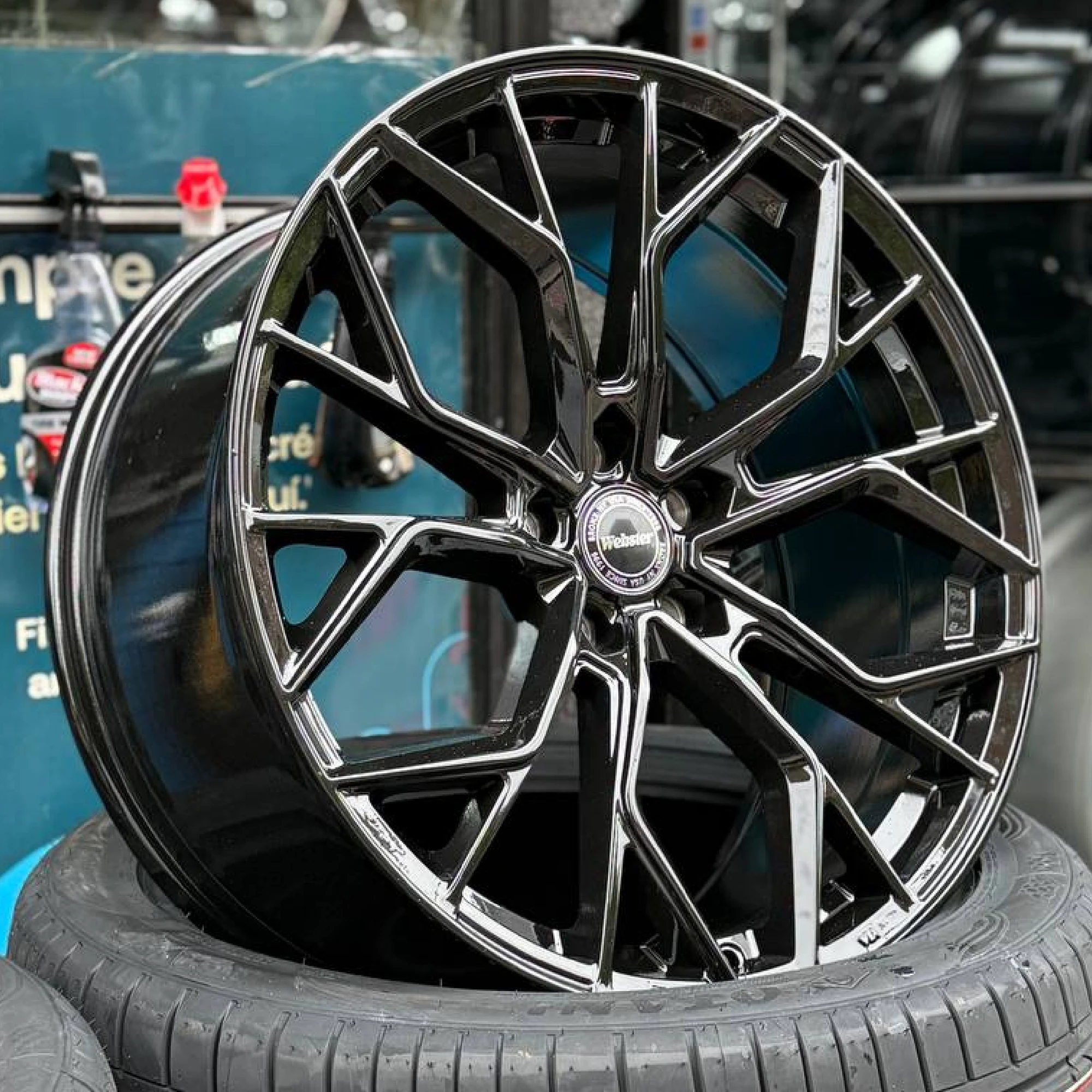 P-5553 Si-03 Wheel Rim Size 19 Gloss Black - Image 7