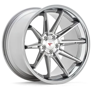 FERRADA CM2 Wheels Size 20 Machine Silver w/ Chrome Lip (for Honda CR-V 2017-2026)