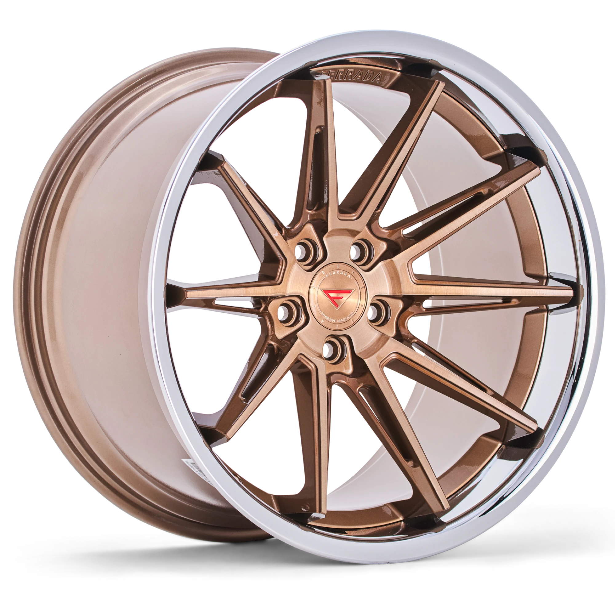 FERRADA CM2 Wheels Rim 20 Inch Brushed Cobre with Chrome Lip