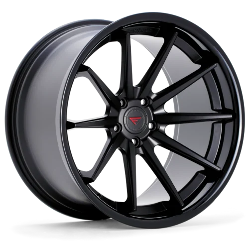 FERRADA FR4 Wheels Size 19 Matte Black with Gloss Black Lip