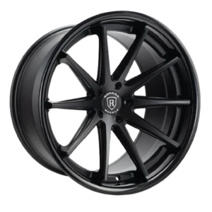 ROHANA RFC10 Wheel Rim Size 19 Matte Black with Gloss Black Lip