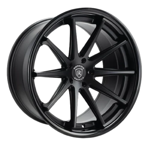 ROHANA RFC10 Wheel Rim Size 19 Matte Black with Gloss Black Lip