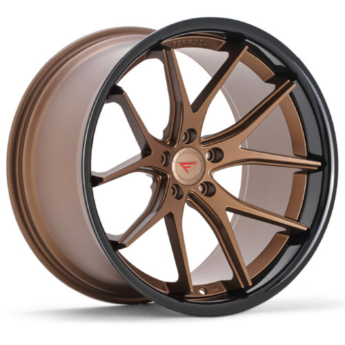 FERRADA FR2 Wheels Size 20 Matte Bronze with Gloss Black Lip
