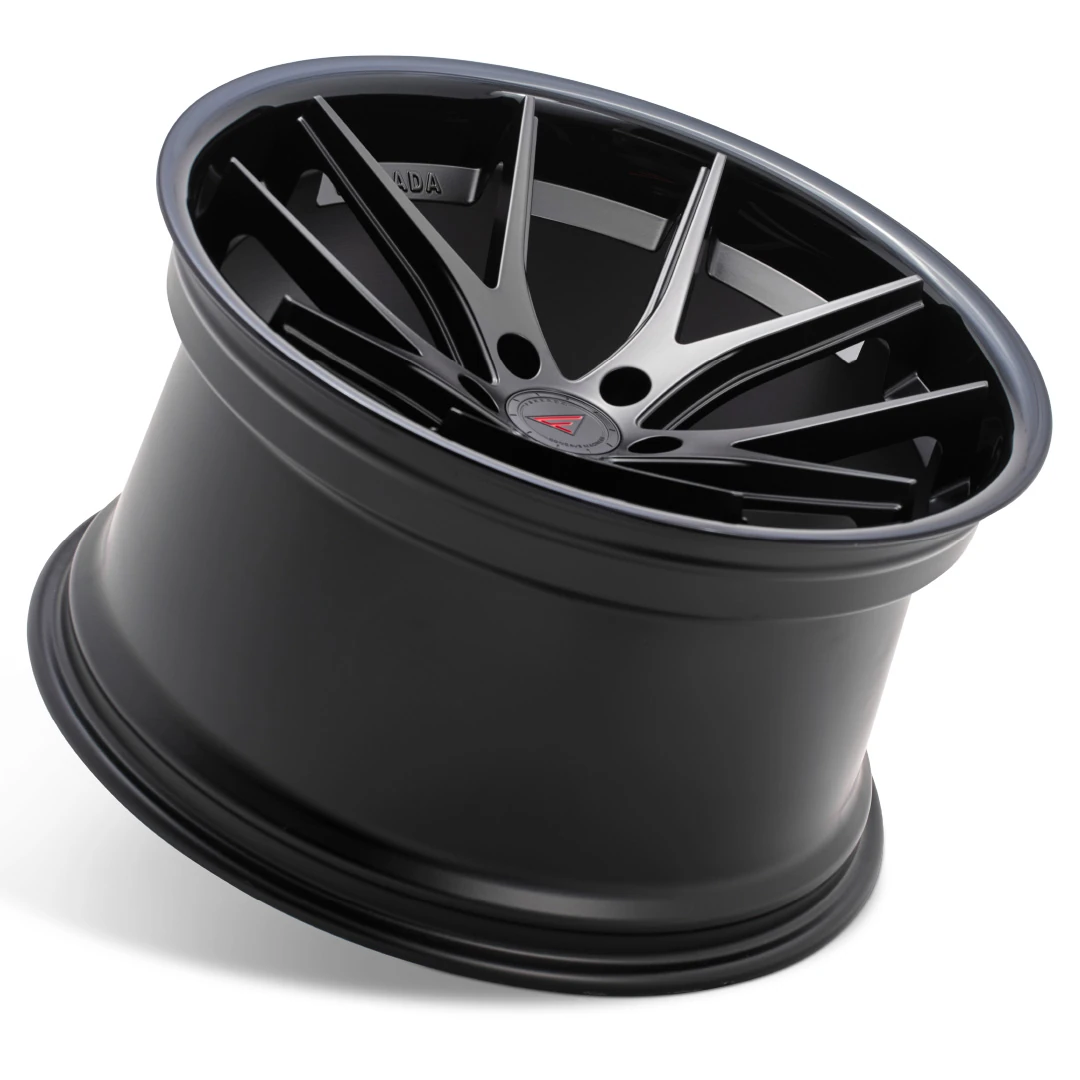 FERRADA FR2 Wheels Size 20 Matte Black with Gloss Black Lip - Image 2