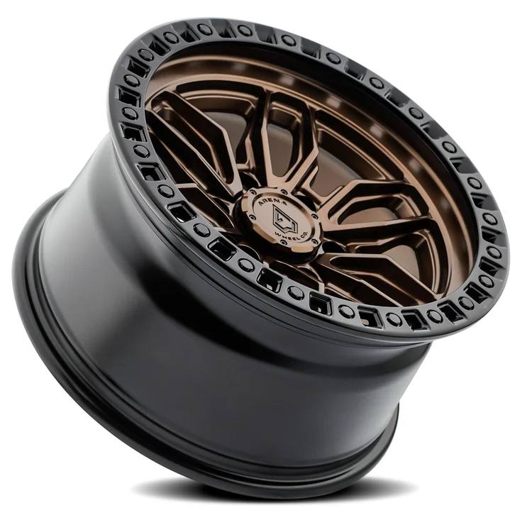 ARENA A109 Wheels Size 20 Smoked Bronze Center Satin Black Lip - Imagen 2