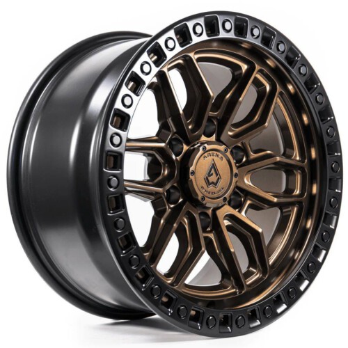 ARENA A109 Wheels Size 20 Smoked Bronze Center Satin Black Lip