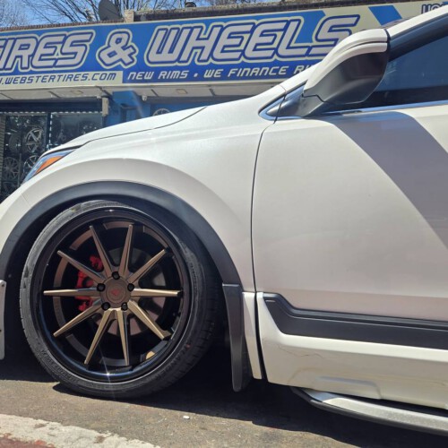 FERRADA FR4 Wheels Rims Size 20 Matte Bronze with Gloss Black Lip for Honda CR-V 2018-2026 - with Air Suspension