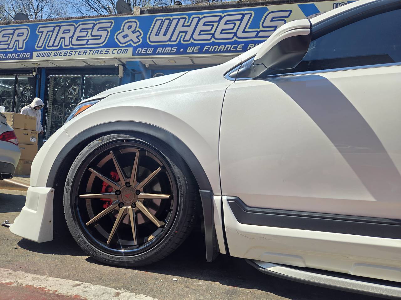 FERRADA FR4 Wheels Rims Size 20 Matte Bronze with Gloss Black Lip for Honda CR-V 2018-2026 - with Air Suspension - Image 6