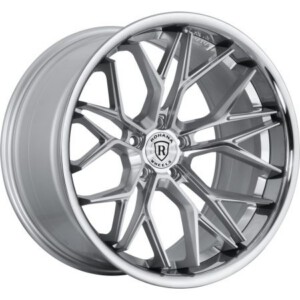 ROHANA RFC3 Wheel Size 20 Machine Silver with Chrome Lip -SHIPPED TO DR